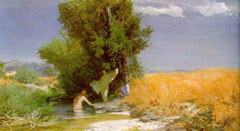 Nymphs Bathing, Arnold Bocklin